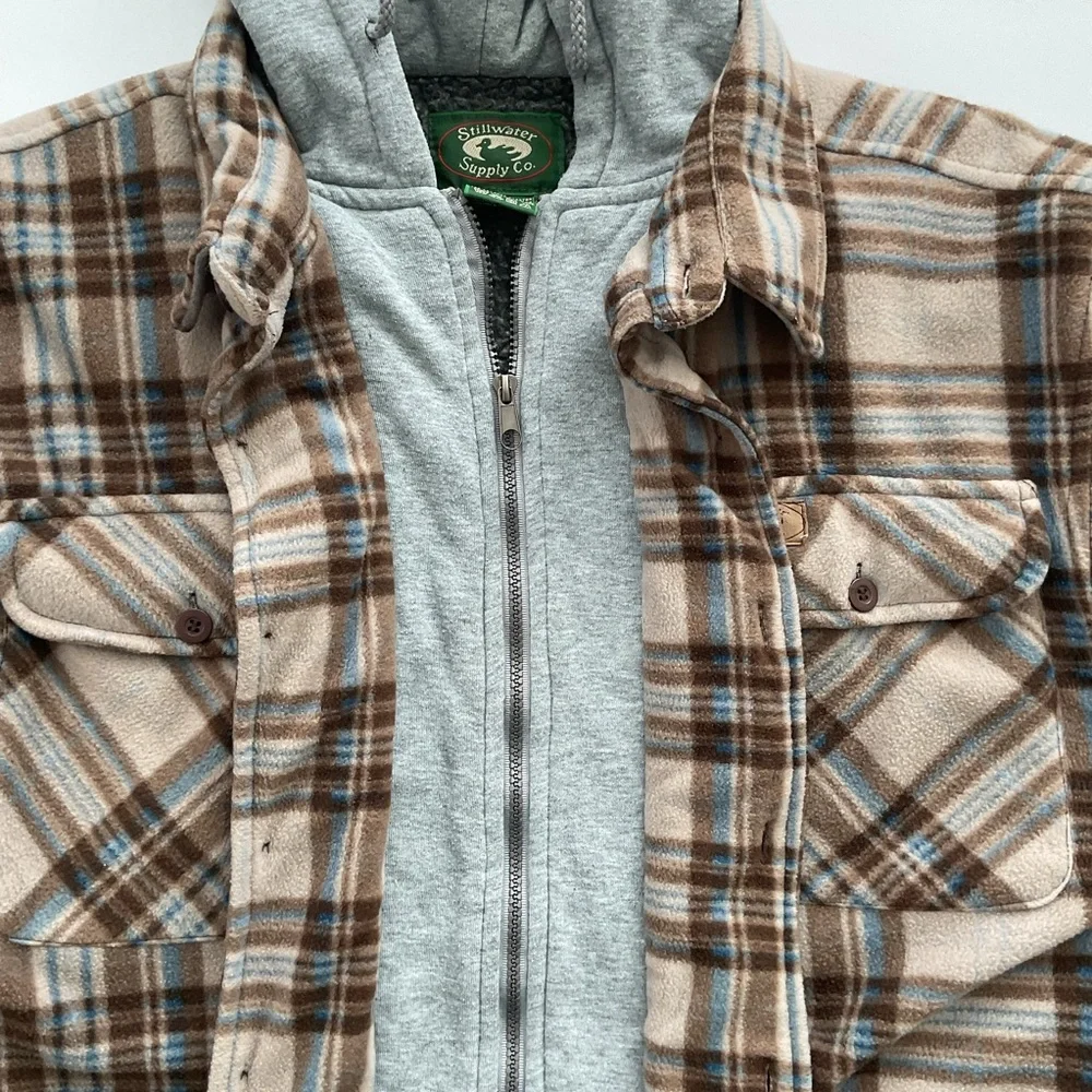 Stillwater Supply Co. Jacket Shacket Plaid Size XL - Picture 3 of 10
